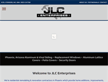 Tablet Screenshot of jlcenterprises.com